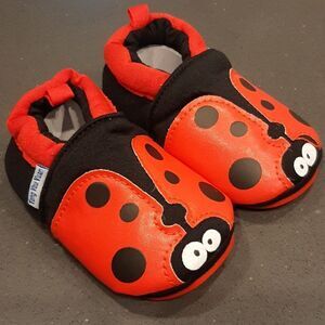 Ladybug Baby/Toddler Slippers. NEW.